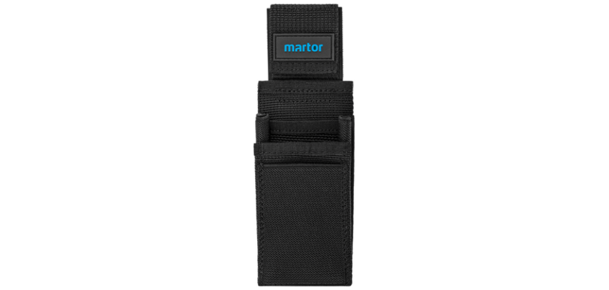 Riemtas Martor met clip L zwart