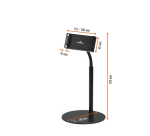 Durable Twist Table Tablet Support