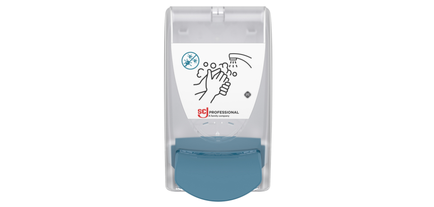 CCJ Proline Cleane Antimicrobial Soap Dispenser 1L Transparent