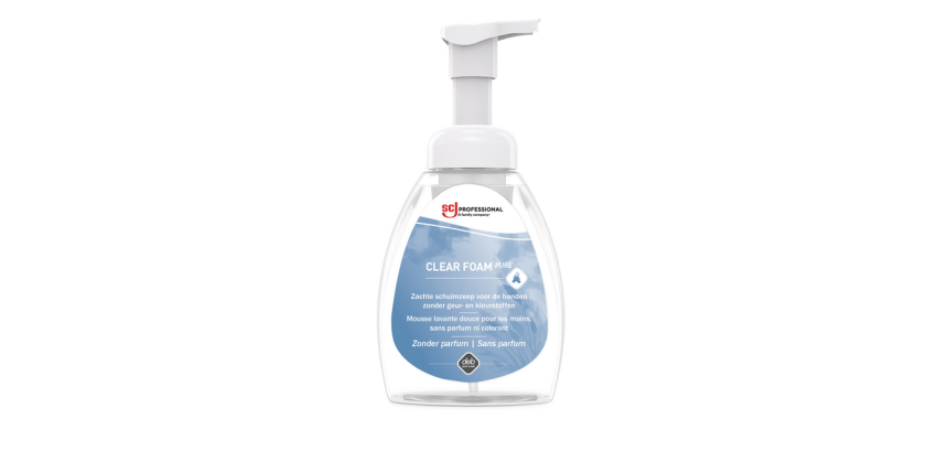 SCJ Clear Foam Pure Fragrance-Free Hand Soap 250ml