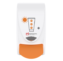 Zonnebranddispenser SCJ Proline Sun Protect 1liter wit