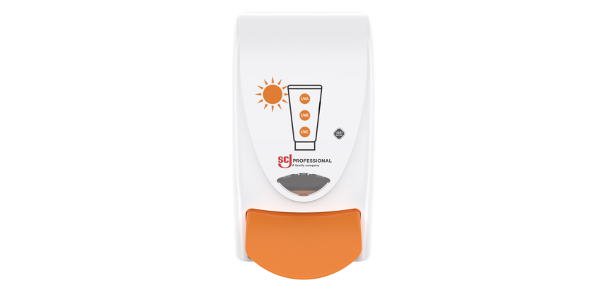 Zonnebranddispenser SCJ Proline Sun Protect 1liter wit
