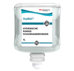 Handreiniger SCJ Oxy Bac Foam Wash antibacteriëel parfumvrij 1000ml