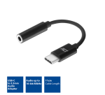 Adapter ACT USB-C naar 3.5mm audio jack 0.1 meter