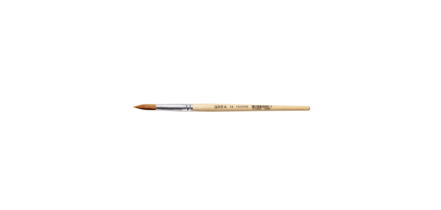 Qrea synthetic bristle brush no. 14 width 9.6mm