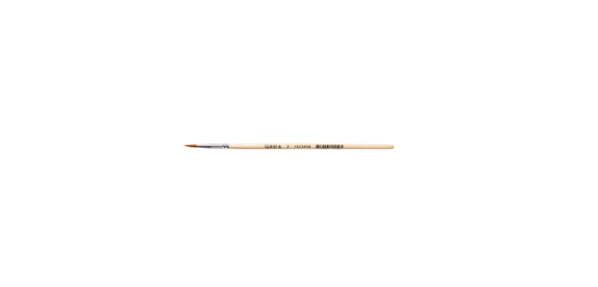 Penseel Qrea synthetisch haar nr 2 breedte 3,0mm