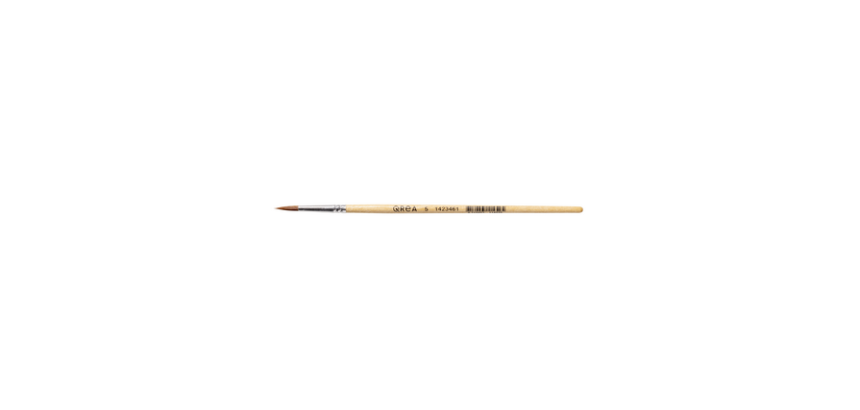 Pinceaux Qrea poil synthétique n° 5 largeur 3,5mm