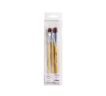 Kwast Qrea synthetisch set à 3 breedtes