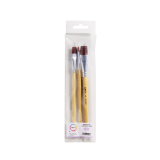 Brosse Qrea poil synthétique set 3 largeurs