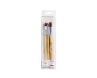 Pinceaux Qrea poil synthétique set 3 largeurs