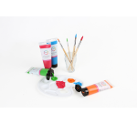 Penseel Qrea synthetisch haar set à 10 breedtes