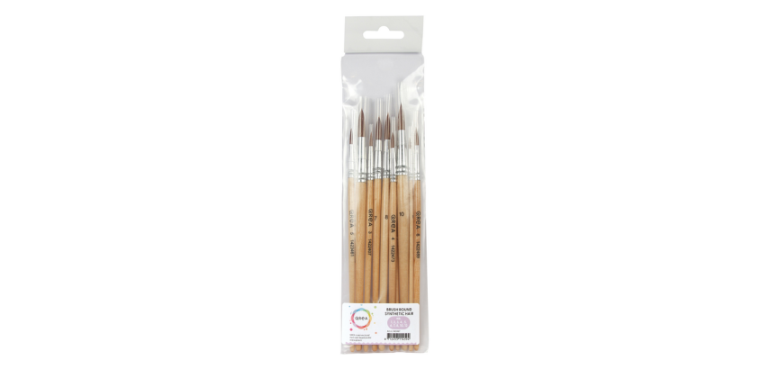 Qrea Pinsel Synthetikhaar Set 10 Breiten