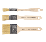Brosses plates Qrea soie de porc set 3 largeurs