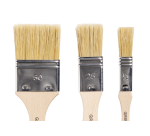 Brosses plates Qrea soie de porc set 3 largeurs