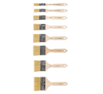 Brosses plates Qrea soie de porc set 3 largeurs