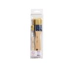 Brosses plates Qrea soie de porc set 3 largeurs