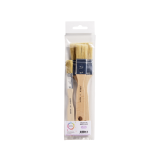 Brosse plate Qrea soie de porc set 3 largeurs