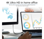 Kabel ACT USB-C naar Displayport 60Hz 2 meter