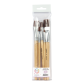 Brosse Qrea poil synthétique set 5 largeurs