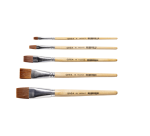 Kwast Qrea synthetisch set à 5 breedtes