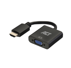 Adaptateur ACT HDMI vers VGA avec audio 0,15m