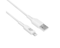 ACT USB 2.0 laad- en datakabel A male - Lightning male 1 meter, MFI gecertificeerd