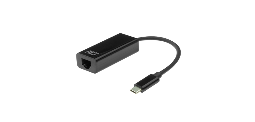 Adaptateur ACT USB-C ver Ethernet Gigabit 0,15m