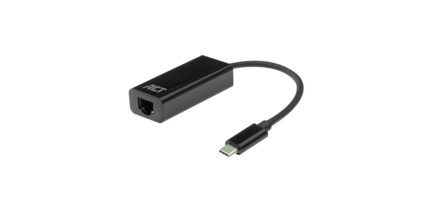 Adaptateur ACT USB-C ver Ethernet Gigabit 0,15m