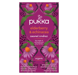Thé Pukka Elderberry &t Echinacea 20 sachets