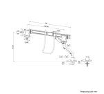 Monitorarm Neomounts NEXT One dual 17-32" zwart