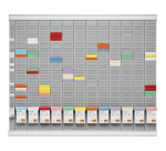 Planning à fiches T Nobo 12 mois kit