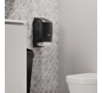 Katrin 77519 Duo Roll Black Toilet Paper Dispenser System