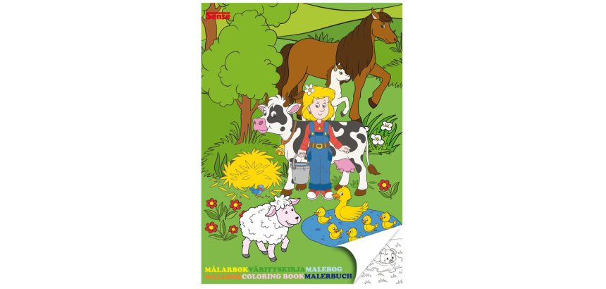 Haza Sense Farm Coloring Book