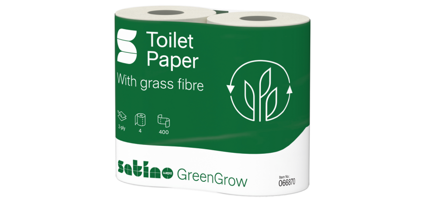 BlackSatino MT1 GreenGrow Toilet Paper 066870 2-ply 4x 400 sheets natural