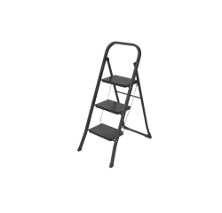 Huishoudtrap BRASQ 3 treden SL300 zwart