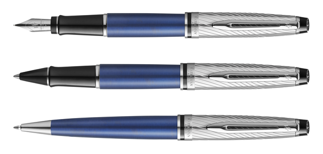 Stylo bille Expert Metallic Blue CT Medium