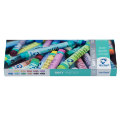 Pastel tendre Talens Van Gogh assorti boîte 12 couleurs