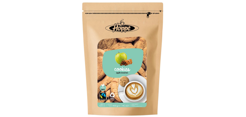Biscuits Hoppe Cookies Fairtrade pomme cannelle env. 125 pièces