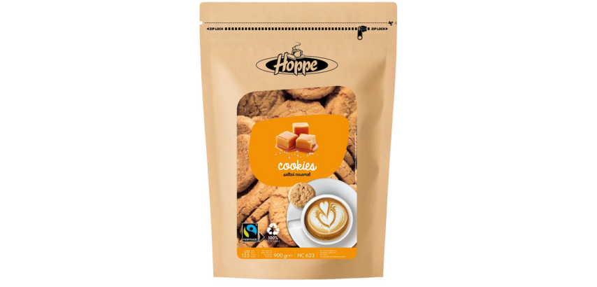 Hoppe Kekse Fairtrade Karamell Meersalz ca. 125 Stück
