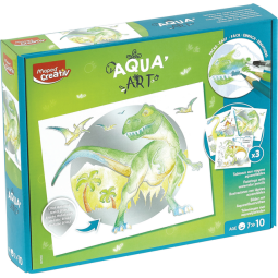 Hobbyset Maped Creativ Aqua'Art dinosaurus 14-delig assorti