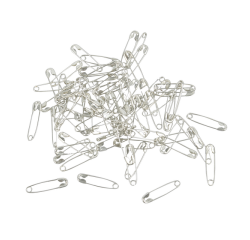 Epingle à nourrice Creotime argenté 22mm 500 pièces