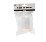 Bell Creative Company with wooden base 9.5x6cm
