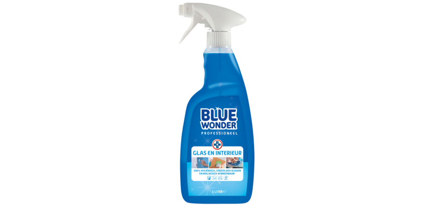 Nettoyant Vitre et Intérieur Blue Wonder Prof spray 1L