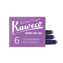 Cartouche d'encre Kaweco aubergine boîte 6 pièces