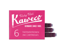 Cartouche d'encre Kaweco rouge boîte 6 pièces
