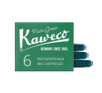 Inktpatroon Kaweco groen doosje à 6 stuks