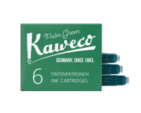 Cartouche d'encre Kaweco vert boîte 6 pièces