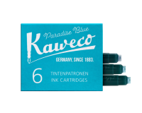 Cartouche d'encre Kaweco turquoise boîte 6 pièces