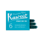 Cartouche d'encre Kaweco turquoise boîte 6 pièces