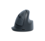 Vertical ergonomic wireless rechargeable mouse R-Go HE Basic right-handed grey - size M